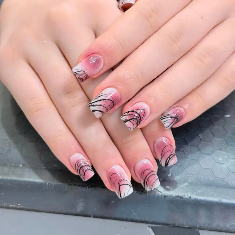 LENA Nails & Beauty Da Nang — BIAB Structured Overlay · 500K